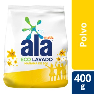 ALA JABON EN POLVO x 400gr ECOLAVADO MATIC SOL